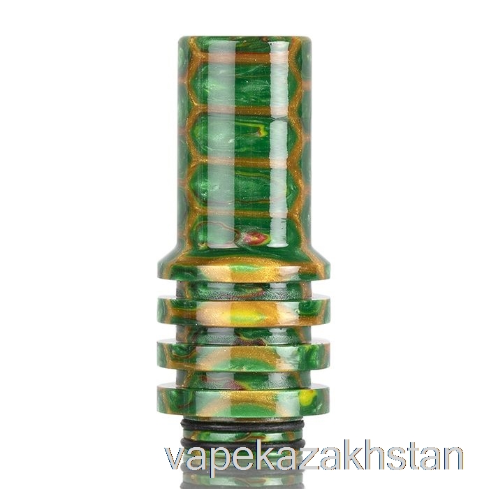 Vape Smoke 510 CHIMNEY Snakeskin Drip Tip Green